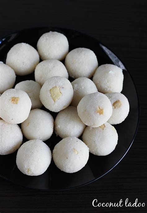 Coconut Ladoo Recipe Nariyal Laddu Swasthis Recipes Recipe