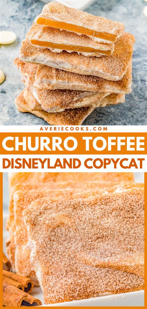 Churro Toffee Disneyland Copycat Recipe Recipes Copycat Recipes