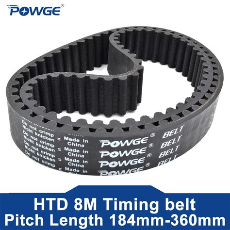 Powge Htd 8m Synchronous Belt C184288328336352 Width 203040mm