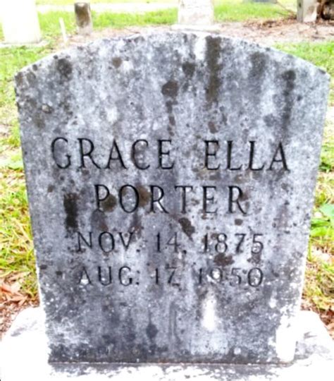 Grace Ella Moran Porter Find A Grave Reminne