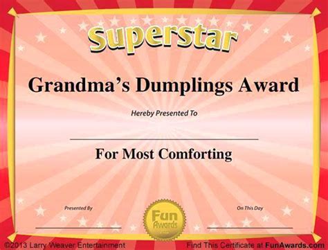 Free Printable Funny Certificate Templates Templates Example