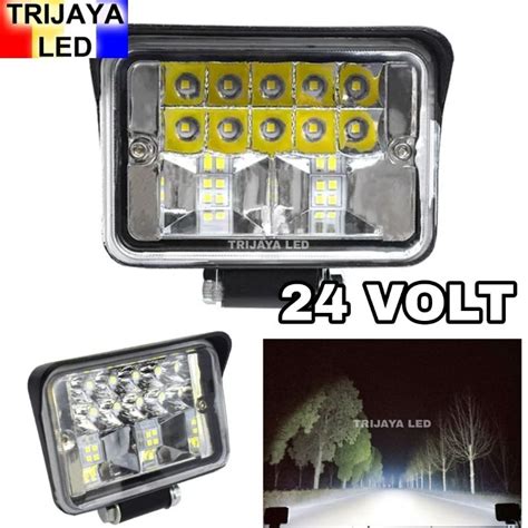 MATA PUTIH Spotlight 24volt LED CWL 18eyes Cree Bus Truck Canter