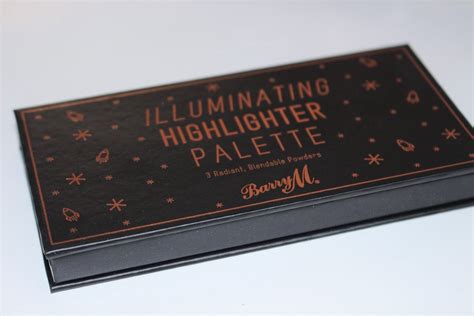 Barry M Illuminating Highlighter Palette Review Swatch