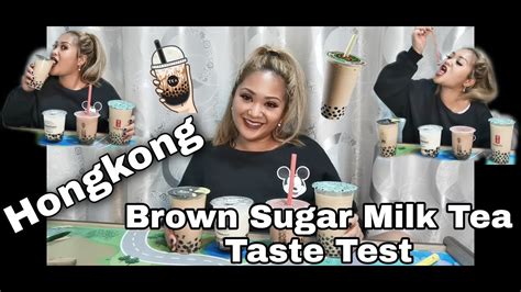 Brown Sugar Milk Tea Taste Test Hong Kong Review Tiger Sharetea