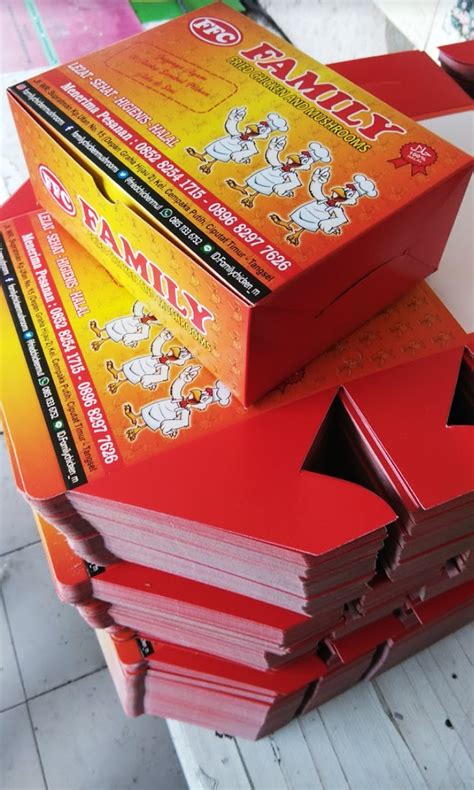 Cetak Dus Box Makanan Murah Jakarta WARU PRINTING