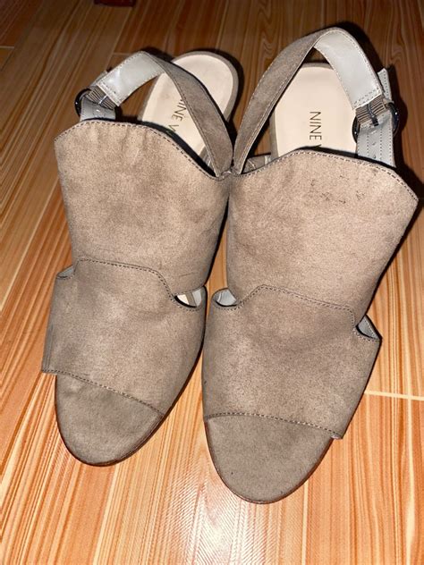 NINE WEST NUDE CUT OUT HEELS Women S Fashion Footwear Heels On Carousell