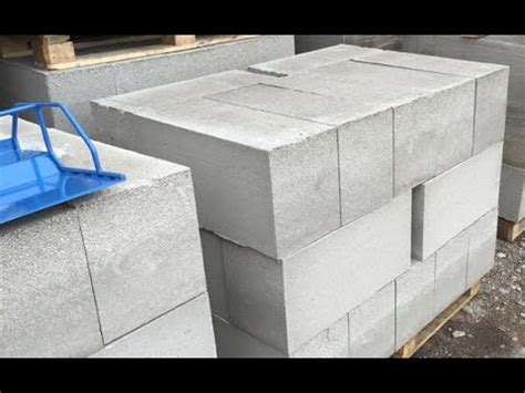 Lightweight Aerated Concrete Blocks Production Process YouTube