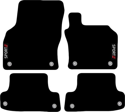 Carsio Tailored Carpet Car Floor Mats For Audi A3 S3 Rs3 2016 Onwards