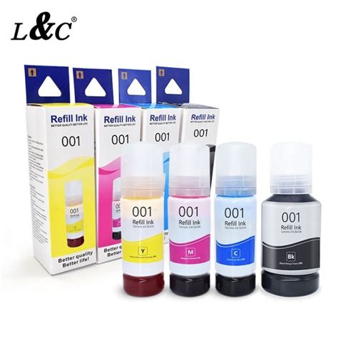 L C Refill Epson 001 Ink Dye Ink For Printer L3110 L3150 L4160 L4150