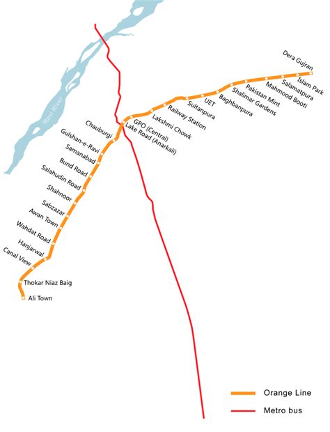 Lahore Metro Metro Maps Lines Routes Schedules