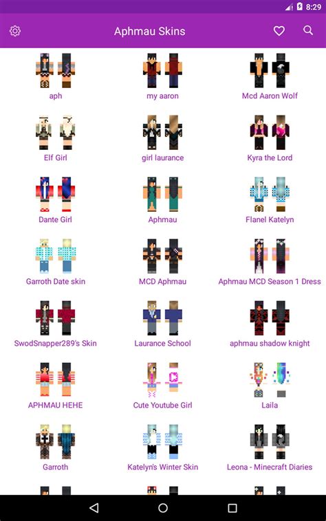 ดาวน์โหลด Aphmau Skins For Minecraft Pe Apk สำหรับ Android