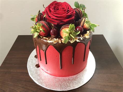 Red Rose Cake EatWithArli