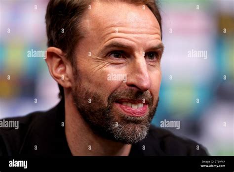 England Manager Gareth Southgate During A Squad Announcement At Wembley