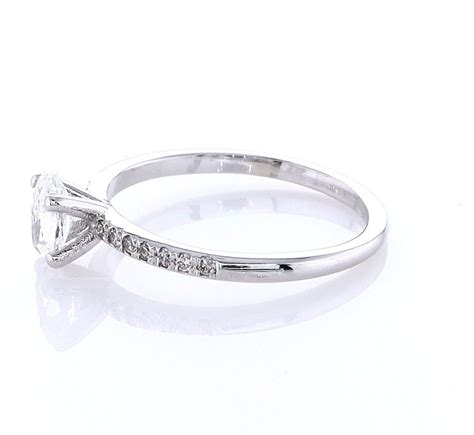 0 59 TCW Diamond Ring 14 Kt Gold Ring 0 40 Ct Diamant Diamant