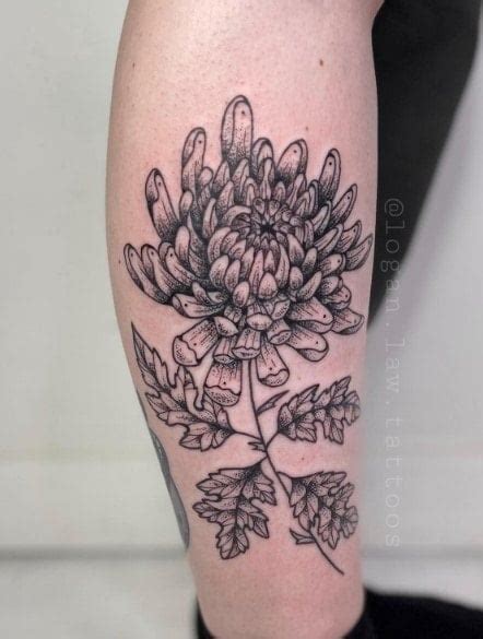 15 Most Beautiful Chrysanthemum Tattoo Designs | TattooAdore