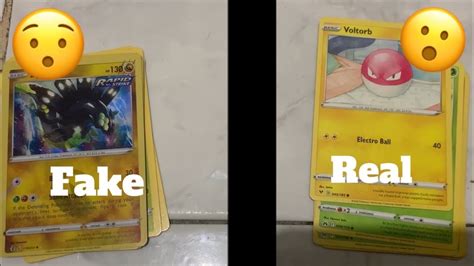 How You Can Spot Fake Pokemon Cards YouTube