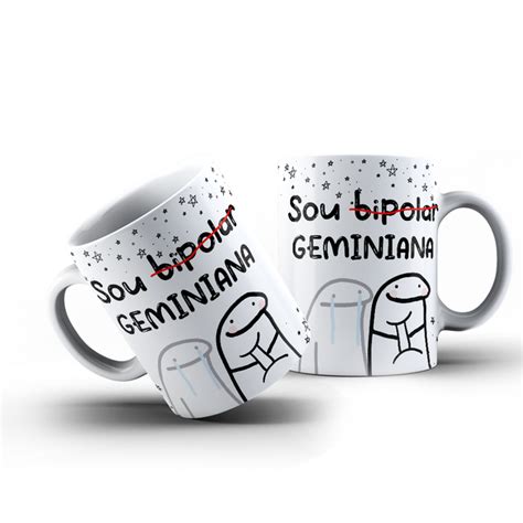 Caneca Flork Signo Geminiana Ml Nicolados