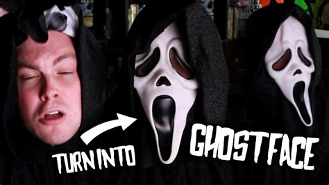 Turning Into Ghostface With A 25th Anniversary Scream Costume Youtube