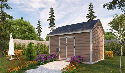 10x14 Storage Shed Plans Shedplans Org