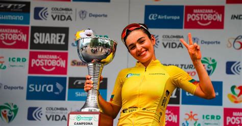 Ella Es Estefan A Herrera La Ciclista Bicampeona Del Tour Femenino En