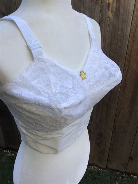 Vintage Deadstock Long Line Bullet Bras Etsy