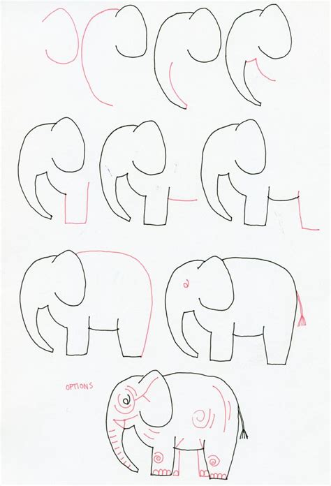 Part 1: Learn to Draw the Elephant - Friday Fun & Easy Landscape ...