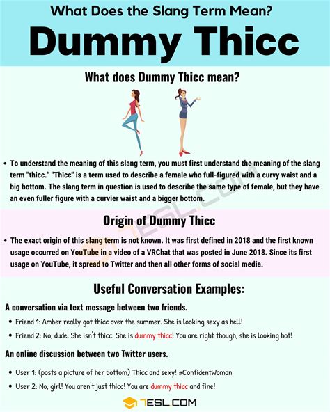 Dummy Thicc Meaning, Slang Origin and Examples • 7ESL