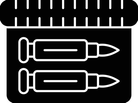 Ammunition Glyph Icon 14742786 Vector Art At Vecteezy