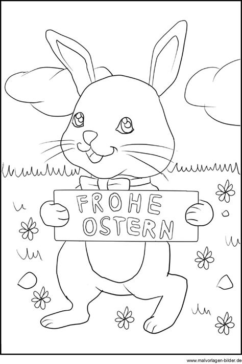 Osterhasen Bilder Zum Ausmalen Und Ausdrucken