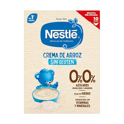 Nestl Papilla Infantil Mi Papilla Crema De Arroz Nestl Sin Gluten