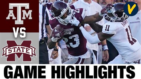 17 Texas A M Vs Mississippi State 2022 College Football Highlights