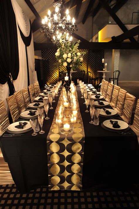 Elegant Black And Gold Wedding Decor: A Timeless Theme For Your Big Day ...