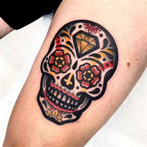 10 Best Feminine Sugar Skull Tattoo Ideas That Will Blow Your Mind