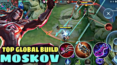 Moskov Top Global Build Moskov Best Build Mobile Legends Youtube