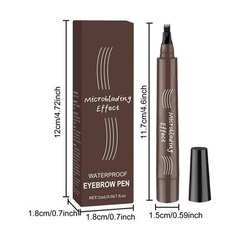 Four Forked Wild Water Eyebrow Pencil For Modifying Eyebrow Shape And