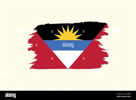 Vector National Flag Of The Antigua And Barbuda Stock Vector Image