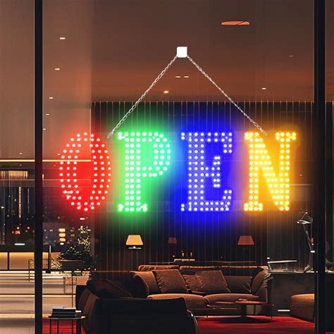 Amazon Ledating Led Open Sign For Business Window X Large