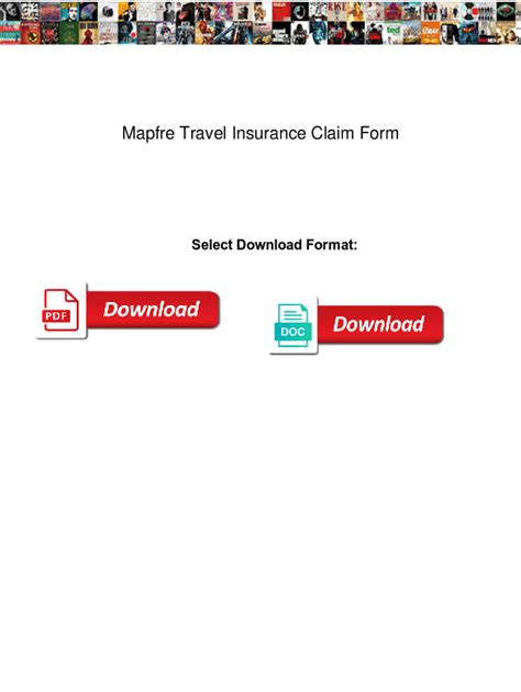 Fillable Online Mapfre Travel Insurance Claim Form. Mapfre Travel Insurance Claim Form breaking ...