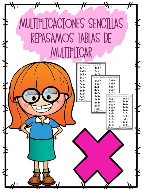 Multiplicaciones Sencillas Repasamos Tablas De Multiplicar 1 Imagenes Educativas