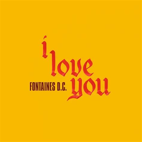 Fontaines D C I Love You Lyrics Genius Lyrics