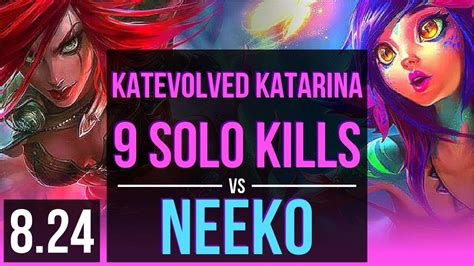 Katevolved Katarina Vs Neeko Mid 9 Solo Kills Legendary Na