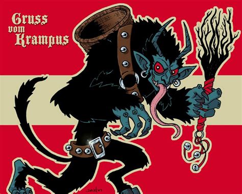 Gruss Vom Krampus 2007 By Davidd13 On Deviantart Krampus German