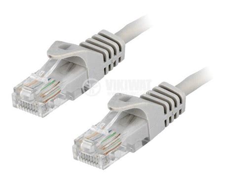 Patch Cord F UTP Cat 6 CCA Grey 1m 26AWG At Best Price Vikiwat