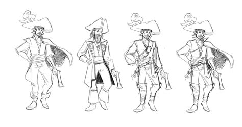 Pirate Drawing Reference And Sketches For Artists