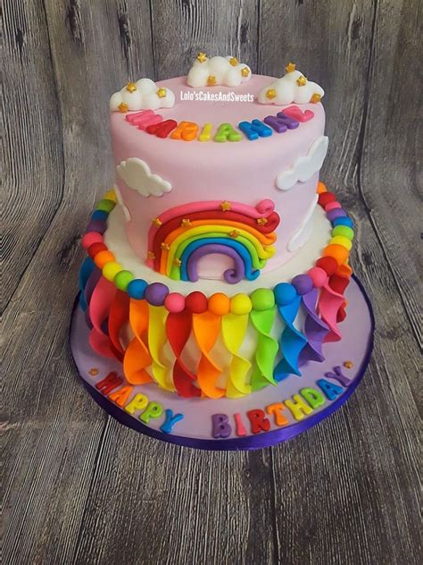 20 Rainbow Cakes And Party Ideas Rainbow Birthday Cake Cake Party Cakes