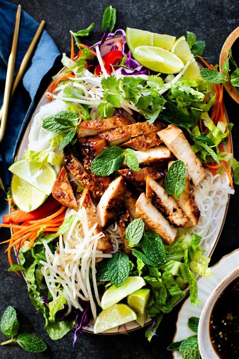 Teriyaki Tofu And Rice Noodle Salad This Savory Vegan