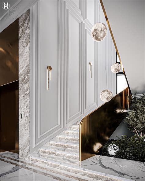 Neo Classic Villa Lobby Design Behance