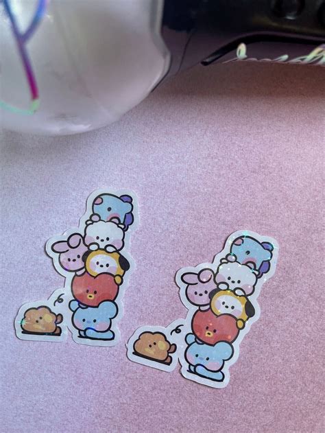 Bts Bt Sticker Decal Deco Set Etsy Bumper Stickers Cute Stickers