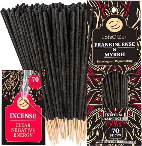 Amazon LOTS OF ZEN Frankincense And Myrrh Incense Sticks Smudge