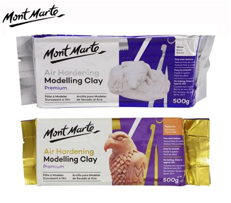 Mont Marte Air Hardening Modelling Clay Premium White Terracotta